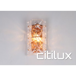 Lydia 2 Light Wall Light Rose Gold Citilux