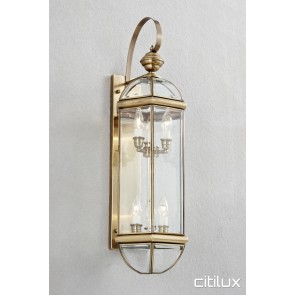 Macquarie Fields Classic Outdoor Brass Wall Light Elegant Range Citilux