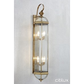 Macquarie Park Traditional Outdoor Brass Wall Light Elegant Range Citilux