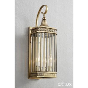 Marrickville Classic Outdoor Brass Wall Light Elegant Range Citilux