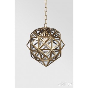 Milperra Simplism Brass Pendant Elegant Range Citilux