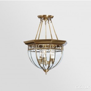 Minto Classic Brass Made Dining Room Pendant Light Elegant Range Citilux