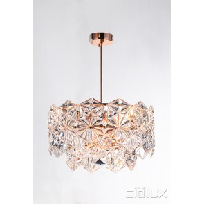 Mirka 6 Lights Pendant Rose Gold Citilux