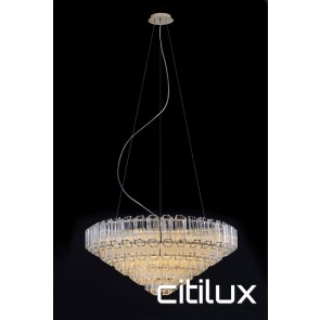 Mondrian 13 Lights Chandelier Gold Citilux