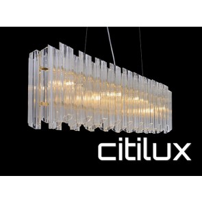 Mondrian 6 Lights Chandelier Gold Citilux