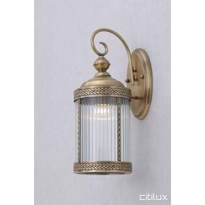 Newport Traditional Outdoor Brass Wall Light Elegant Range Citilux