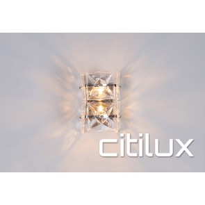 Niko 2 Light Wall Light Chrome Citilux