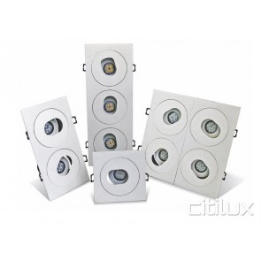 Oreco 20W LED Downlights Square Frame Double