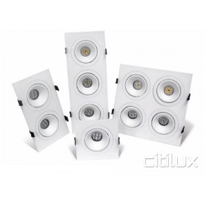 Coxy 10W LED Downlights Square Frame Single