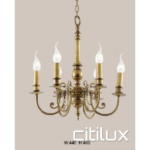 Otford Classic European Style Brass Pendant Light Elegant Range Citilux