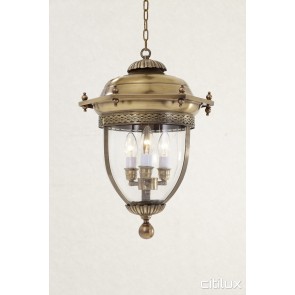 Pagewood Classic Outdoor Brass Pendant Light Elegant Range Citilux