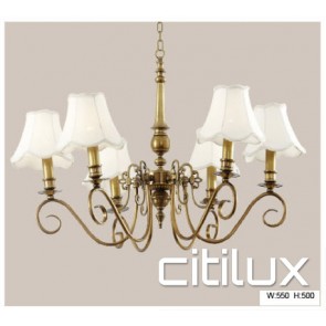 Parramatta Classic European Style Brass Pendant Light Elegant Range Citilux