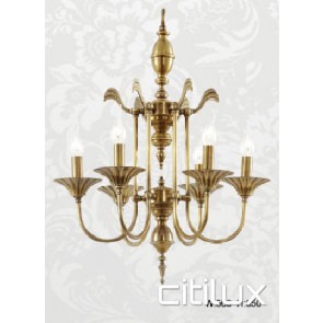 Peakhurst Heights Classic European Style Brass Pendant Light Elegant Range Citilux