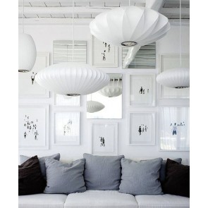 Replica George Nelson Bubble Lamp -Pearl Premium - Pendant Light - Citilux