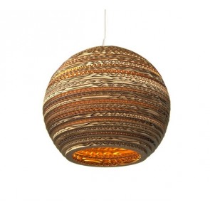 Replica Recycled Cardboard Pendant lights -Moon - Pendant Light - Citilux