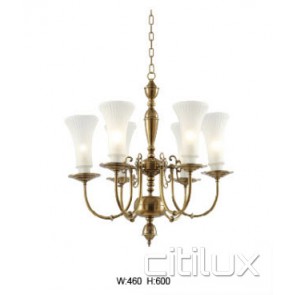 Riverwood Classic European Style Brass Pendant Light Elegant Range Citilux