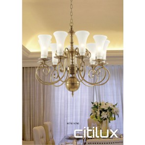 Rookwood Classic European Style Brass Pendant Light Elegant Range Citilux