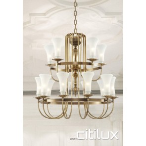 Rosebery Classic European Style Brass Pendant Light Elegant Range Citilux