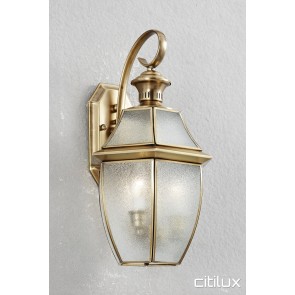 Rydalmere Classic Outdoor Brass Wall Light Elegant Range Citilux