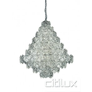 Tiffani 17 Lights Pendant Chrome Citilux