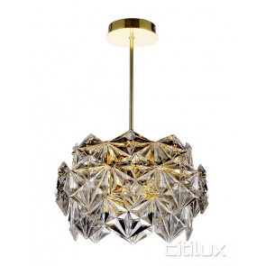 Vera 6 Lights Pendant Gold Citilux